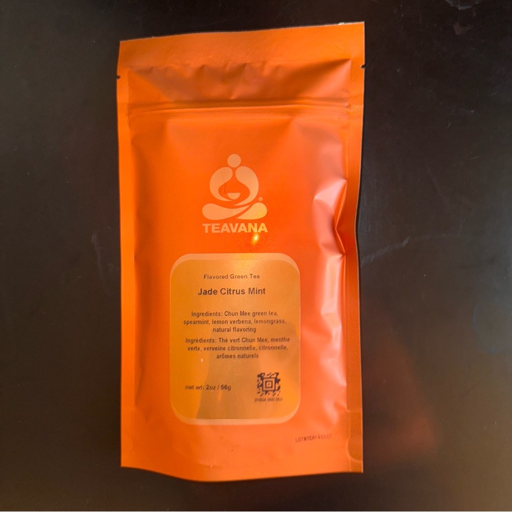 Teavana Jade Citrus Mint flavored green tea